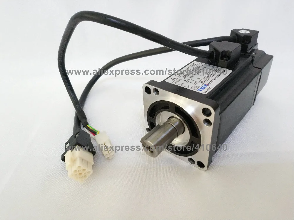 Free Shipping  TECO 400W Servo Motor JSMA-SC04ABK00 And Drive JSDEP-15A JSDEP-15A-BD with Cable