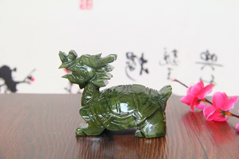 Jade jade carved turtle turtle ornaments ERON special offer