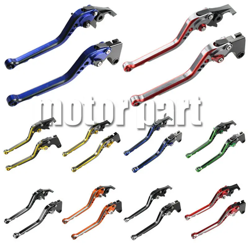 For 2006-2010 Hyosung GT650R GT250R CNC Motorcycle Mixed-color Adjustable Long Brake Clutch Levers 06 07 08 09 10 2007 2008 2009