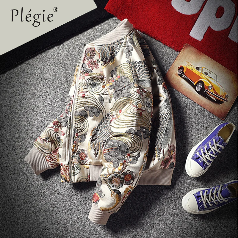 Plegie Embroidery Baseball Jacket Fashion Streetwear 2022 Autumn Winter Zipper Bomber Jacket 4XL 5XL Big Size Coats And Jackets