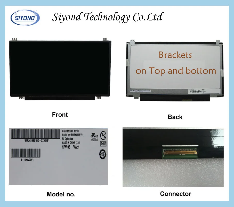 For Acer ASPIRE ONE 722-0473 AO722 756 V5-171 131 11.6'' LCD LED Screen B116XW03 V.2 N116BGE-L41 N116BGE-L42