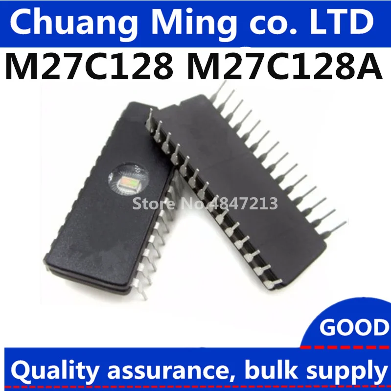 Free shipping 5pcs M27C128-10F1 M27C128-12F1 M27C128 27C128 CDIP28 M27C128A-12F1 M27C128A-10F1 M27C128A