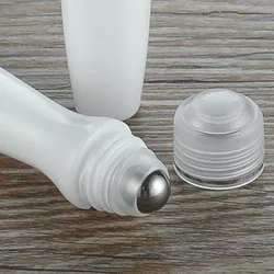 20PCS/lot High Quality15ml PP Roller Ball Perfume Fragrance Bottle Korean Portable Empty Sub-bottling roll-on Cosmetic Bottle