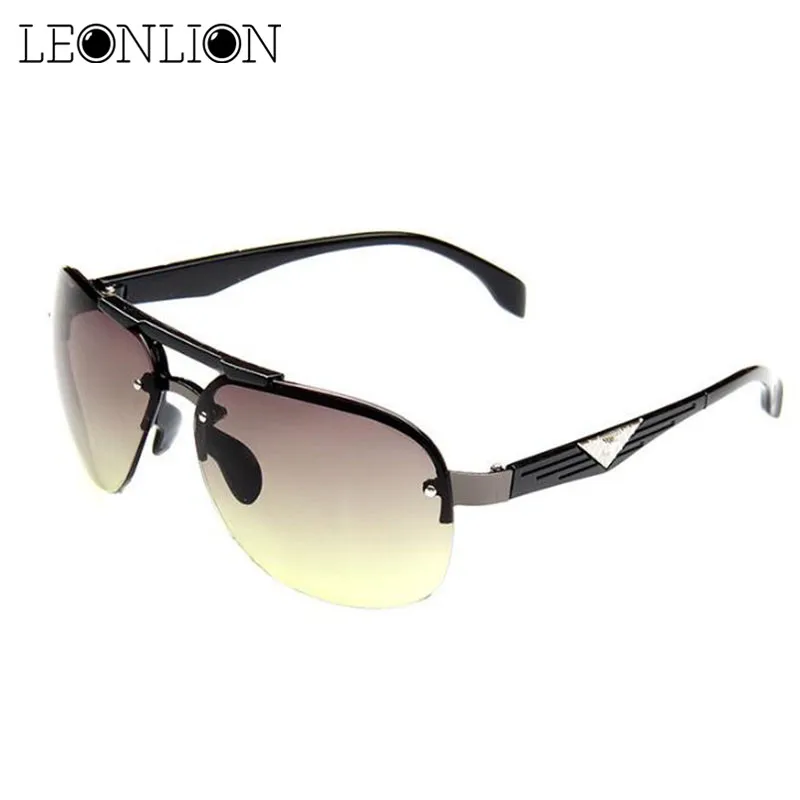 LeonLion 2023 Classic Vintage Sunglasses Man Driving Big Frame Sun Glasses Women Brand Designer UV400 Outdoor Oculos De Sol