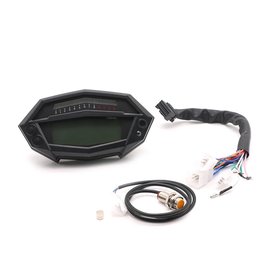 Motorcycle Speedometer Color-changing LCD Digital Speedometer Odometer Tachometer For Kawasaki Z1000 Modification Seven Color