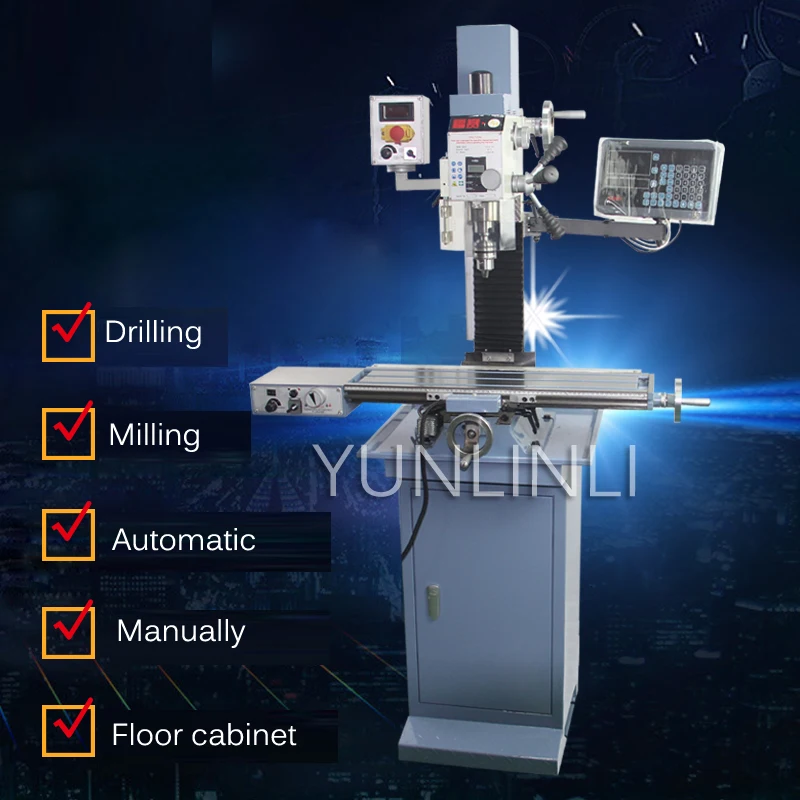 Drilling And Milling Machine 25mm Multi-function Desktop Drilling And Milling Machine Industrial Metal Processing Machine FS-25V