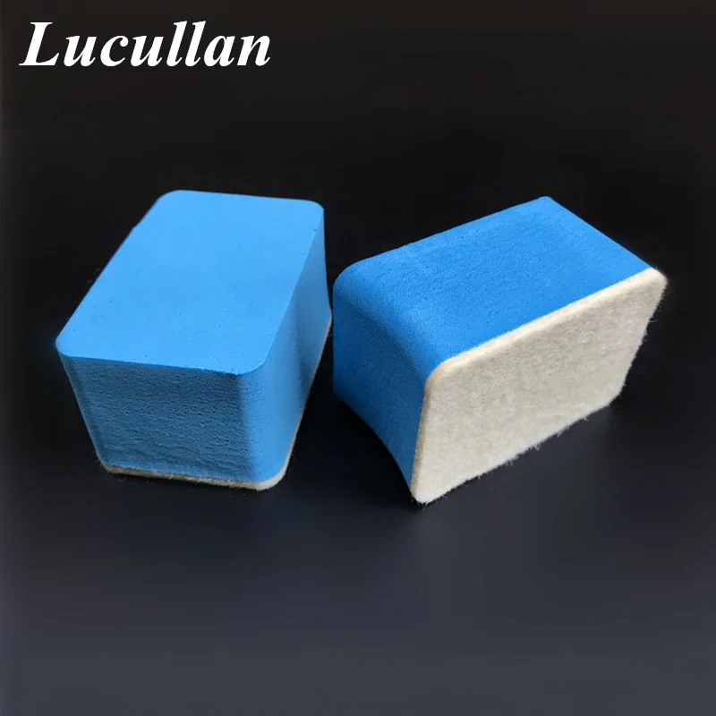 Lucullan Car Oil Film Remover Applicator Auto Detailing Glass Cleaning Polishing Sponge Glass Spotless Useful Tools