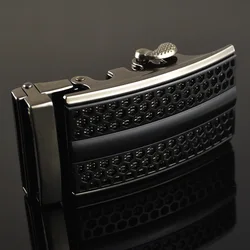 Cabeza de cinturón genuina para hombre, hebilla de cinturón, cabeza de cinturón de ocio, accesorios de negocios, hebilla automática, ancho 3,5 CM, LY125-0639