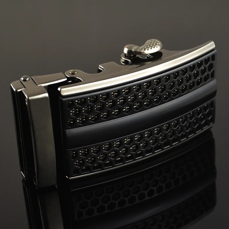 Genuine Men's Belt Head, Belt Buckle Leisure Belt Head Business Accessories Automatic Buckle Width 3.5CM  LY125-0639