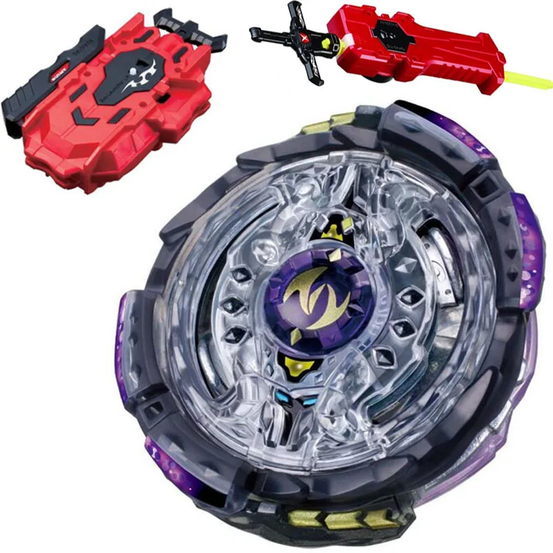 Spinning Top Nightmare Longinus / Luinor STARTER w Launcher B-97 + LR RED Launcher and Sword Launcher