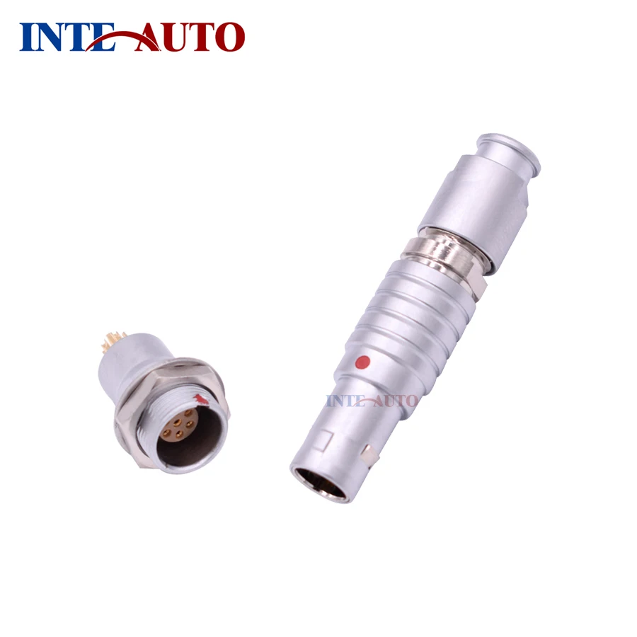 

B Series 3 Pins M9 Circular Push Pull Sealed Industry Connector, Male Plug Female Socket,Soldering,FTGG.0B.303 EZEG.0B.303