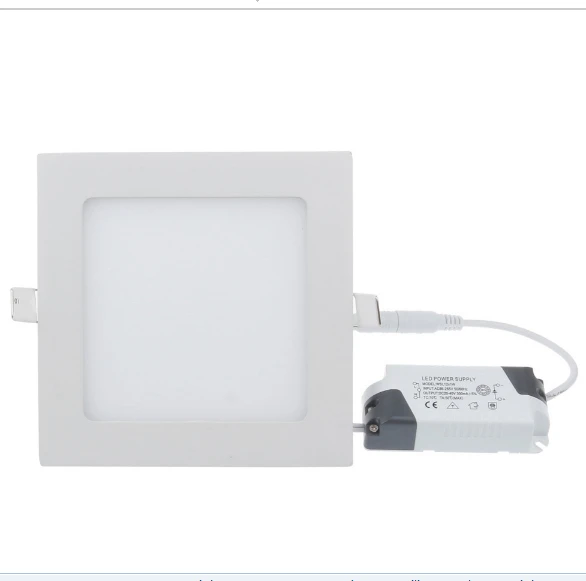 Ultra Thin Led Panel light Round/Square 3w 4w 6w 9w 12w 15w 25w LED Ceiling Recessed Down Light AC85-265V + Driver LED downlight