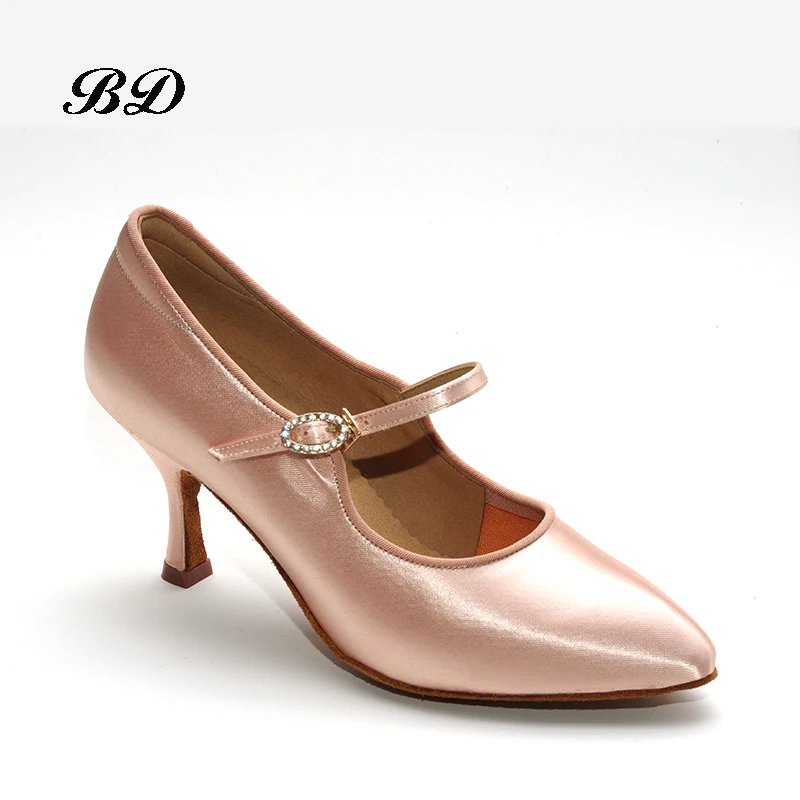 Mulheres Fivela de Perfuração Sapatos de Dança, Salão de Baile, Dança Moderna, Resistente ao Desgaste, Absorção de Suor, Desodorante, Quente, Latina, BD 137