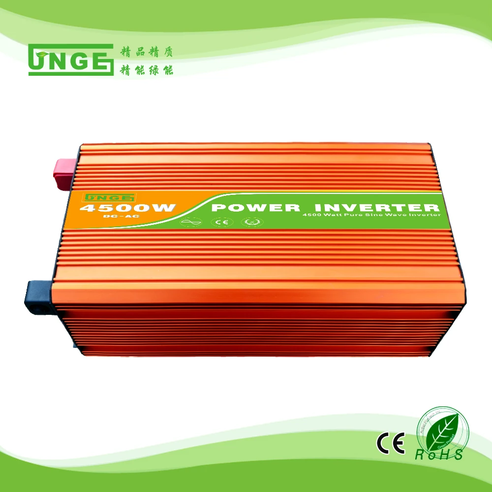 4.5KW/4500W 24/48/96V To 100/110/120/220/230/240VAC 50/60Hz Residential Home High Frequency Use Pure Sine Wave Off Grid Inverter