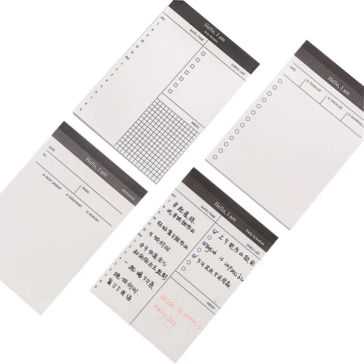 Diary Line Planner Stationery Office School Supplies Diary Stickers Scrapbooking Sticky Note Memo Pad