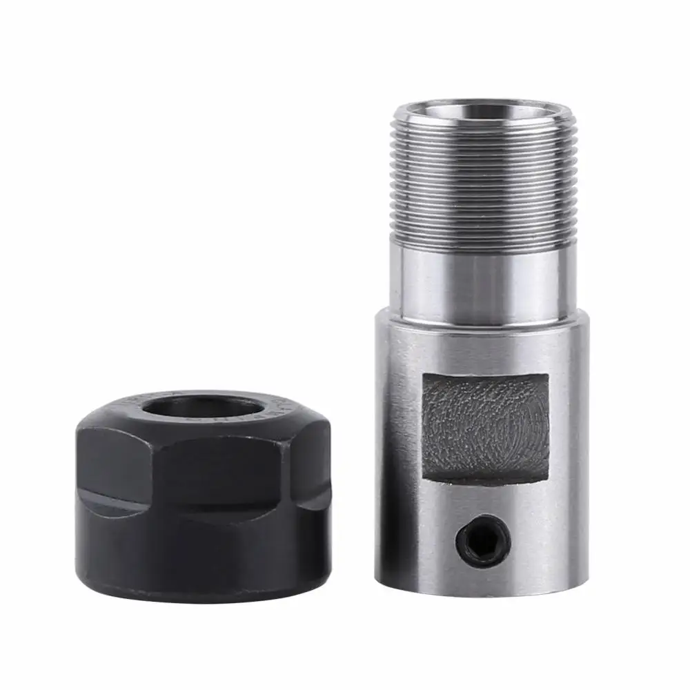 C25 ER20 Collet Chuck Motor Shaft Extension Rod Spindle Collet Lathe Tools Holder Inner hole 8mm 10MM 12mm 14mm 16mm