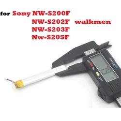 Nowa bateria do Sony Walkmen NW-S200F S202F S203F S204F S205F MP3 3.7V litowo-polimerowy akumulator litowo-polimerowy