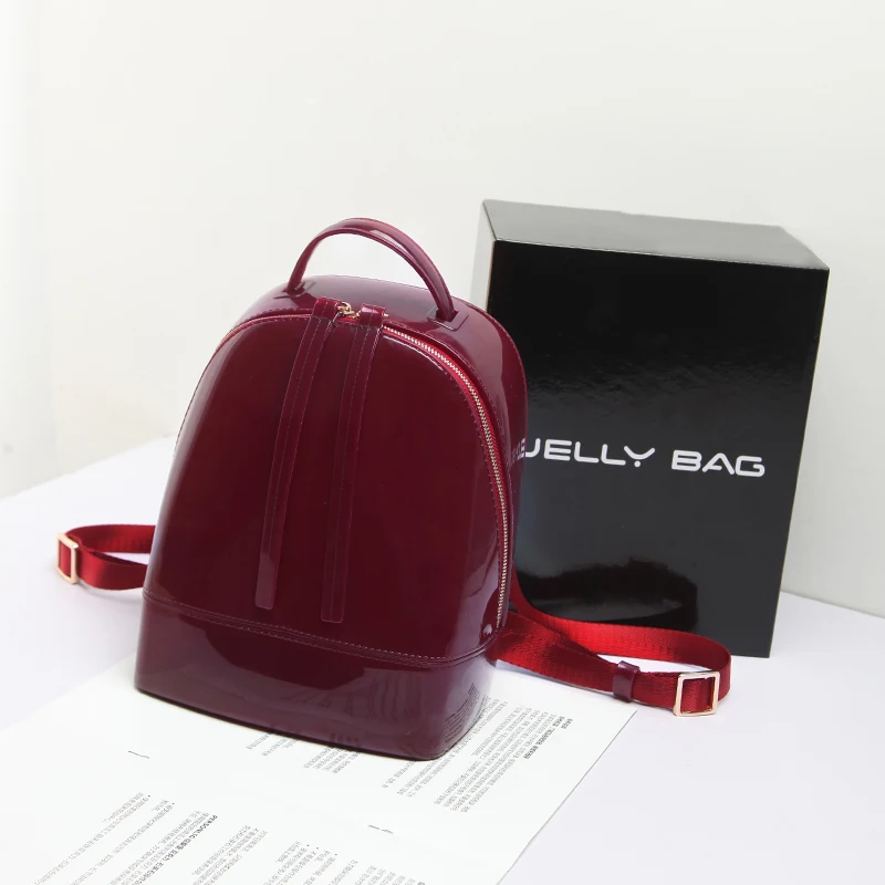 BENVICHED New Fashion Women Cute Silicone Backpack Female Travel Bags Girl School Candy Bag Lady Waterproof jelly Bag