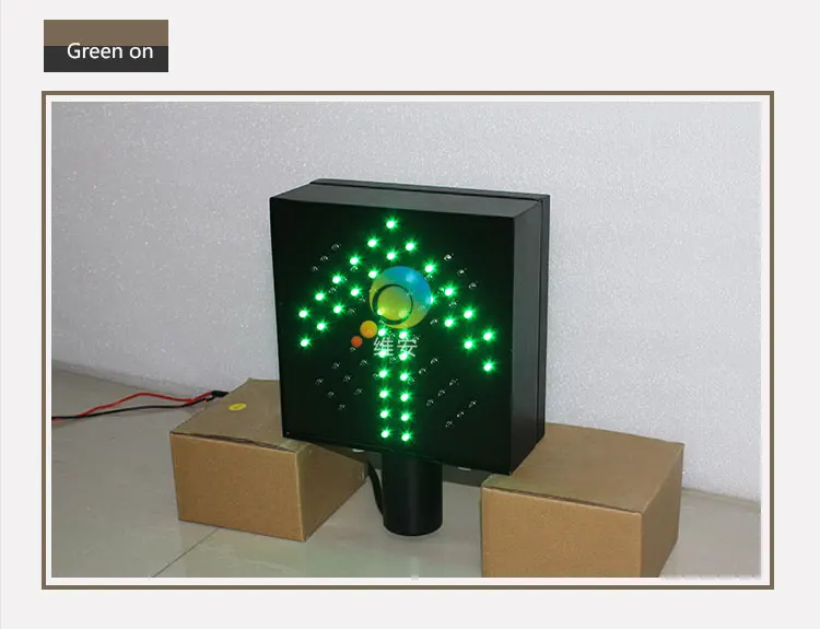 High quality 200mm toll station stop go red cross green arrow  traffic signal light