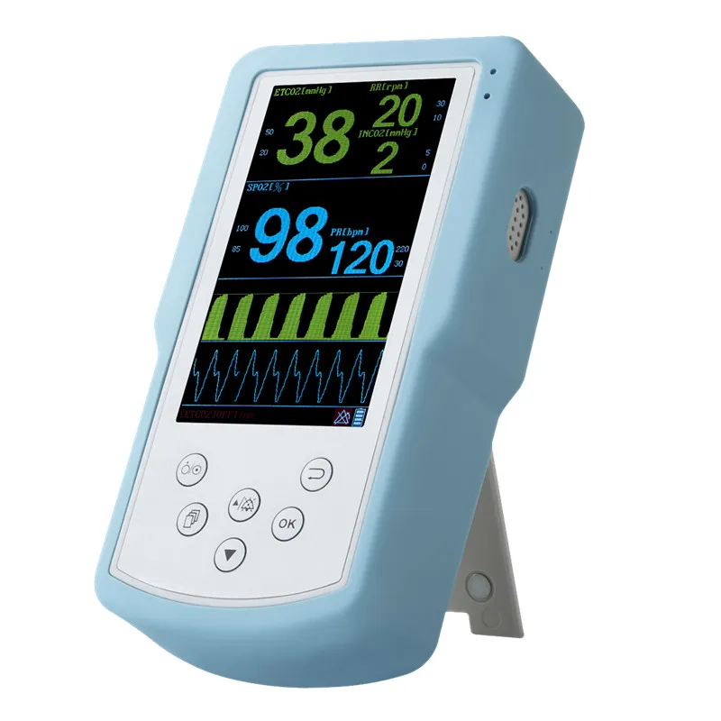 

2019 Handheld capnograph monitor ETCO2 monitor,ETCO2 sensor,ETCO2 module H100