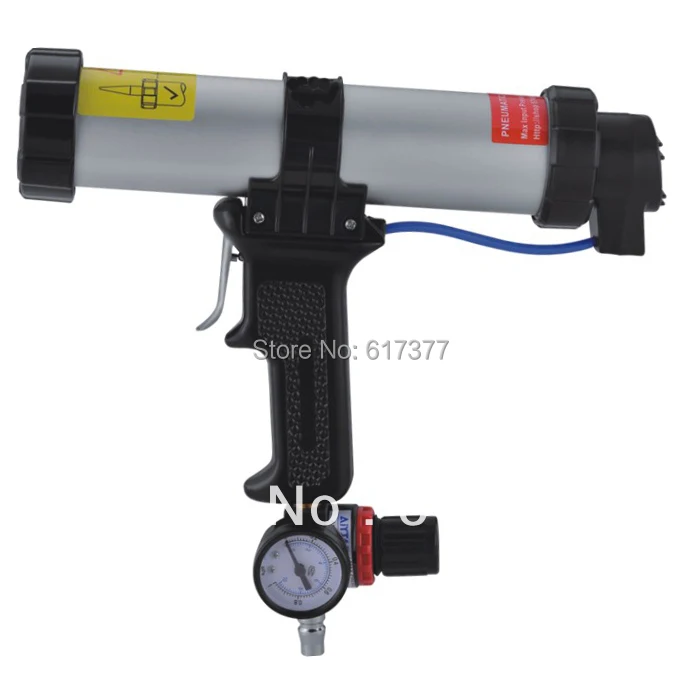 Good Quality Retail Economy 15 Inches for 600ml or 20.3oz Sausage Airflow Caulking Gun with Air Pressure Valve