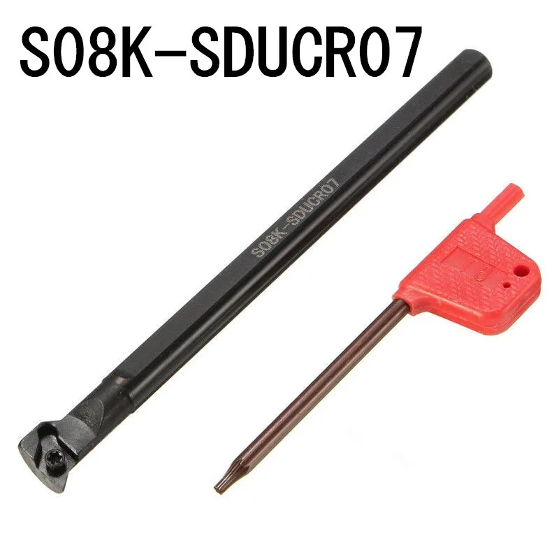 S08K-SDUCR07/S08K-SDUCL07 Boring Bar Internal Turning Holder Tool,boring bar,SDUCR SDUCL CNC Cutting ToolHolder for DCMT070204