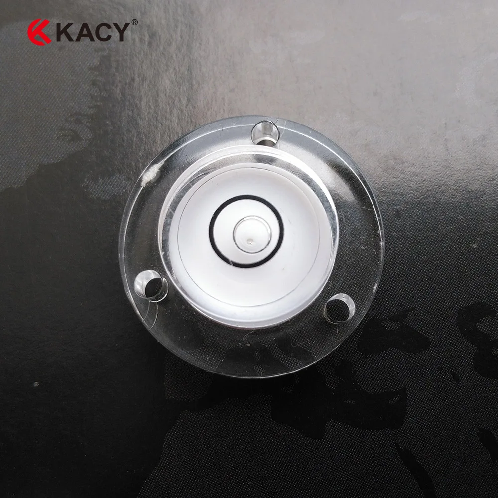 KACY 2 pz/lotto Livello di Spirito Bolla Rotondi del Cerchio Circolare con Fori di Montaggio Rv Camper