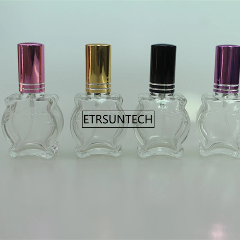 10ml Glass Perfume Bottles Spray Refillable Atomizer Thick Glass Scent Packaging Bottle Vials F1357