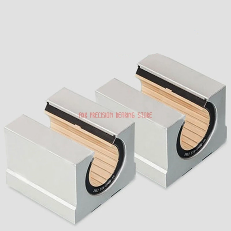 New AXK Open Linear Bushing Engineering Plastic Bearing Sleeve Housing Lin-01gk-25 Lin-01gk-30 Lin-01gk-40 Lin-01gk-50