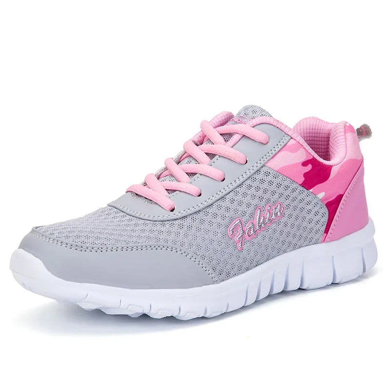 

Tenis Feminino 2019 New Women Breathable Mesh Sport Shoes Women Tennis Shoes Female Stability Athletic Fitness Sneakers Trainers