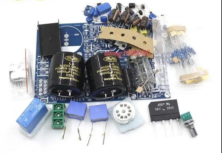 

GZLOZONE HIFI Vacuum tube 6N3 Preamp + TDA7294 Power Amplifier Kit DIY 80W+80W L3-65