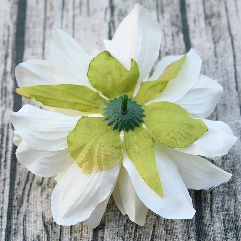 6pcs 14cm high-end artificial flower dahlia wedding party home decoration silk flowers Manual DIY image 4