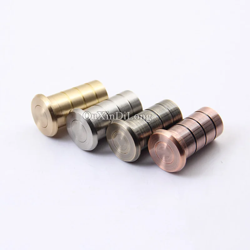 Top Designed 2PCS/lot Brass Door Bolt Protector Spring Loaded Dust Proof Door Accessories Furniture Hardware E126