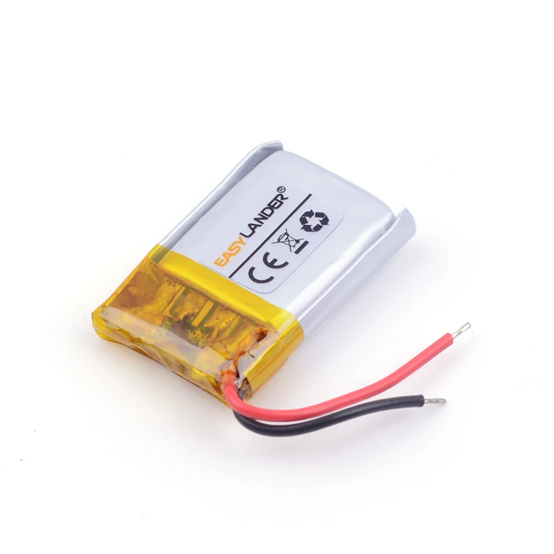401517 3.7V 70mAh Rechargeable Lithium Li-ion Polymer Battery for MP3 Bluetooth Earphones monitor 041515