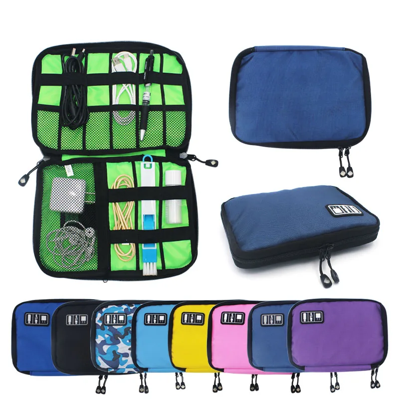 Portable Cable Organizer Bag Travel Digital Electronic Accessories Storage Bag USB Charger Power Bank Holder Cable Case Bags