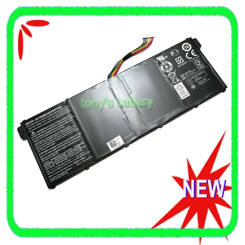 New AC14B8K Battery For Acer Aspire V5-132 E5-771 E5-771G R5-371T TravelMate B115-M B115-MP Laptop