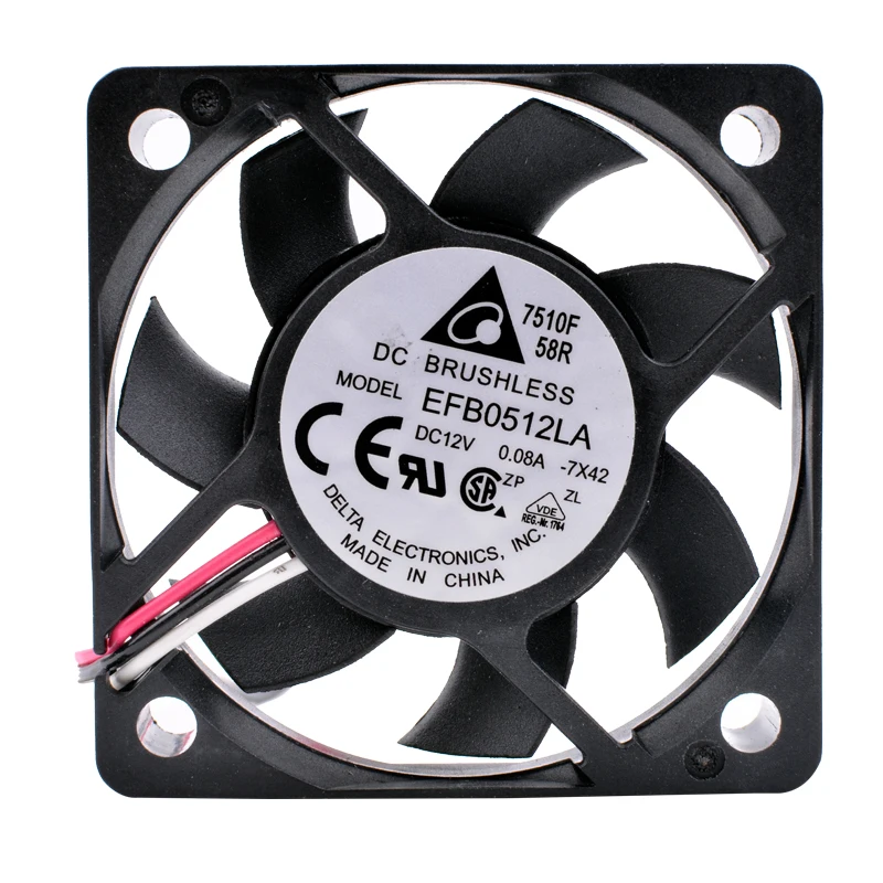 Brand new original EFB0512LA 5cm 5010 DC 12V 0.08A 50x50x10mm Support speed monitoring 5cm ultra-thin silent cooling fan