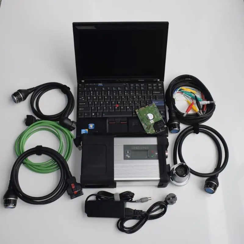 

Newest Mb Star c5 Sd Connect Software 320gb Hdd Windows10 with Laptop x201t Thinkpad 4g i7 Car and Truck Diagnosis