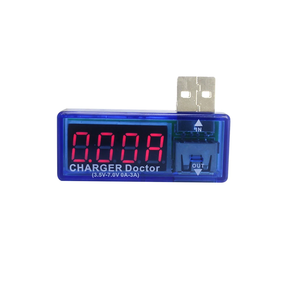 Smart Electronics Digital USB Mobile Power Charging Current Voltage Tester Meter Mini USB Charger Doctor Voltmeter Ammeter