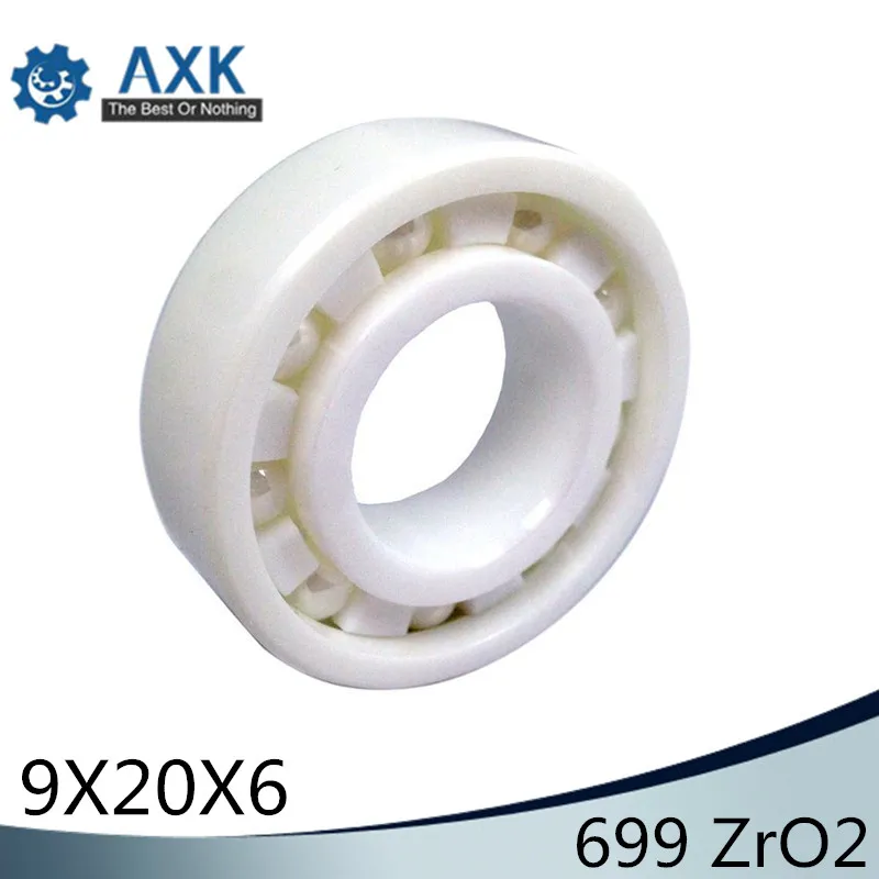 699 Full Ceramic Bearing ( 1 PC ) 9*20*6 mm ZrO2 Material 699CE All Zirconia Ceramic 619/9 Ball Bearings