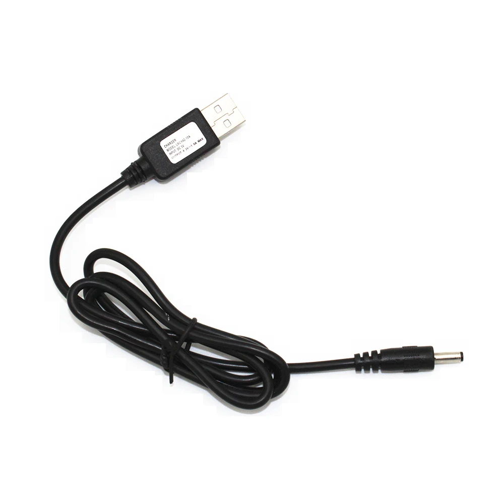 Cable de carga USB de 4,2 V de alta calidad, Cable con indicador LED para faro LED, linterna, lámpara, 3 unids/lote