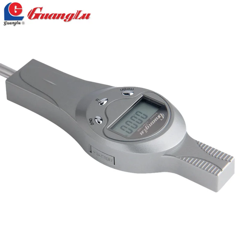 GUANGLU Digital Dial Indicator 0-50mm/0.01 Dial With Lug Gauge Centimeter LCD display Aluminum Shell Measuring tool