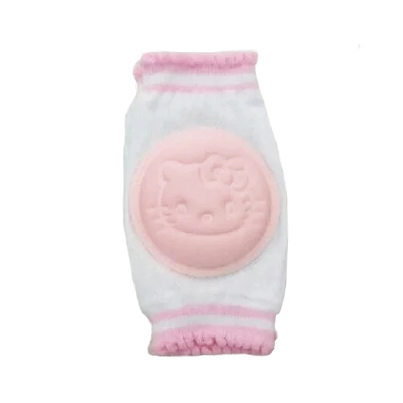 2016 New Product 1Pair Infant Boys Girls Kneepad Cozy Cotton Sponge Children Knee Pads Learn To Walk Best Protection Cute Cat