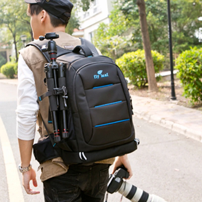 New Men Shoulder Photography backpack,Professional camera handbag,waterproof Rolling Suitcase on Wheels,Cabin Trolley luggage