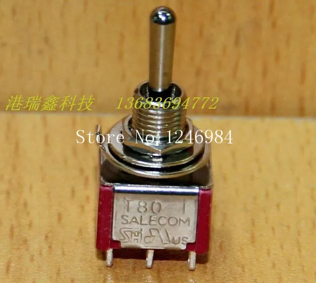 

[SA]T8012 dual six-foot stalls small toggle switch M6.35 shaking his head switch the switch T80-T Taiwan SH--50pcs/lot