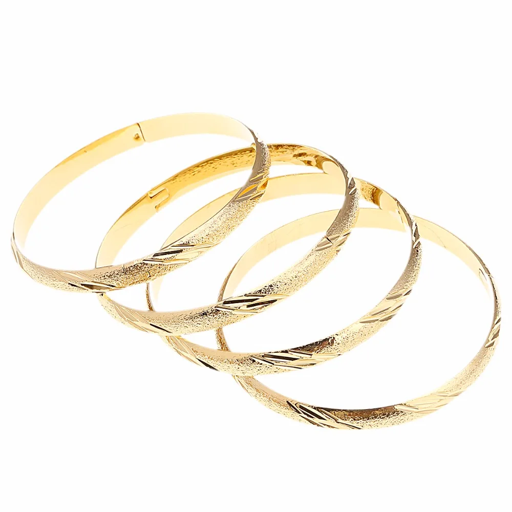 Dubai Gold Jewelry Gold Color Bangles For Ethiopian Bangles & Bracelets Ethiopian Jewelry Bangles Gift