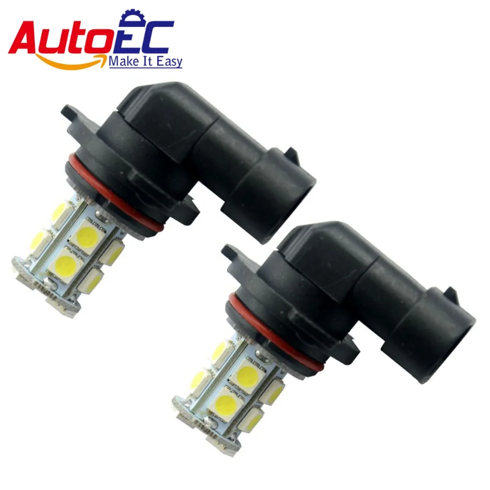 AutoEC 2X 9006 9005 13 SMD 5050 led fog light HB4 Car Auto Day Driving Fog Head bulb Lamp Parking light Super Bight 12V #LJ13