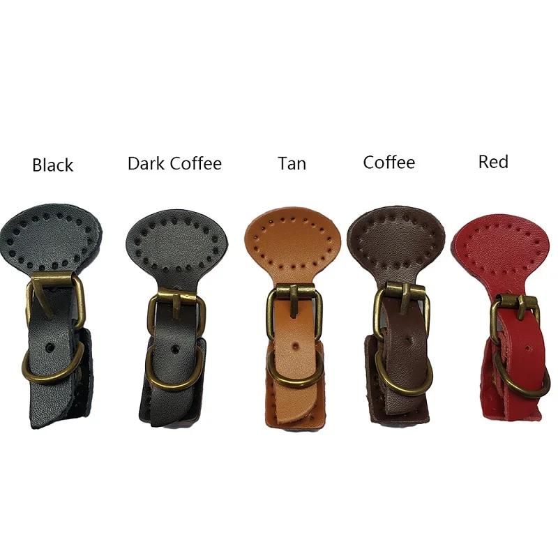 2pcs/lot Soft Rea Leather Bag Buckles Mortise Lock Clasp Closure Handbag Hasp Buckle for Women DIY Shoulder Bag Accessories Part