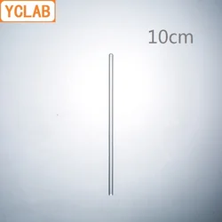 YCLAB 10cm Glass Stirrer Rod Mixing Guide Liquid Laboratory Chemistry Equipment