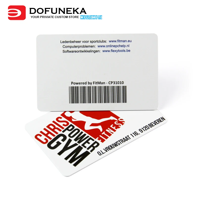 Hot selling pvc plastic gift card with high quality bar codes printing